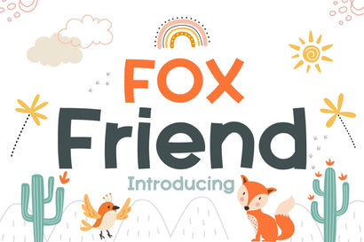 Fox Friend Font Font Fox7 By Rattana 