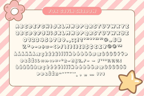 Fox Gavin: 4 font style Font Fox7 By Rattana 