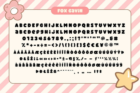 Fox Gavin: 4 font style Font Fox7 By Rattana 
