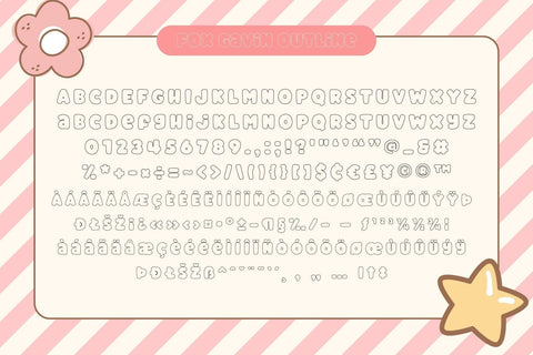 Fox Gavin: 4 font style Font Fox7 By Rattana 