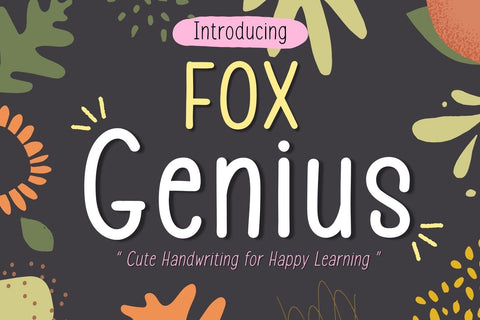 Fox Genius Font Font Fox7 By Rattana 