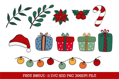 Fox Giftbox Color Font Font Fox7 By Rattana 