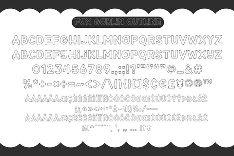 Fox Goblin Fonts 4 Style Font Fox7 By Rattana 
