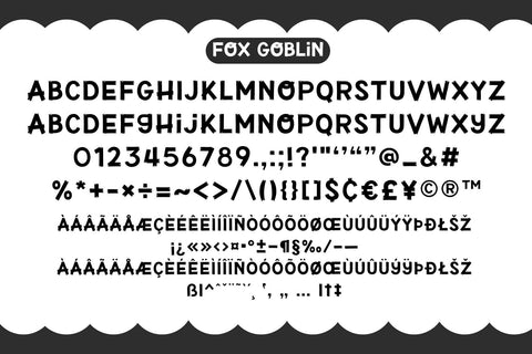 Fox Goblin Fonts 4 Style Font Fox7 By Rattana 
