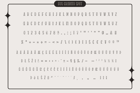 Fox Gravity 4 Font Style Font Fox7 By Rattana 