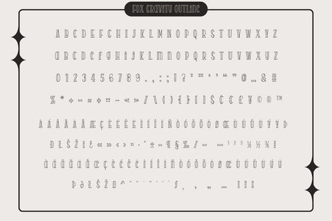 Fox Gravity 4 Font Style Font Fox7 By Rattana 