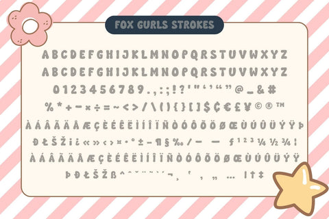 Fox Gurls 4 Fonts Style Font Fox7 By Rattana 