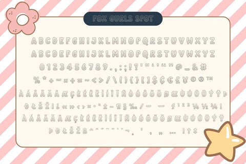 Fox Gurls 4 Fonts Style Font Fox7 By Rattana 