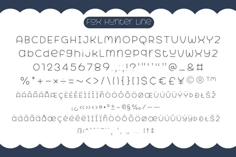 Fox Hunter Fonts 5 Style Font Fox7 By Rattana 