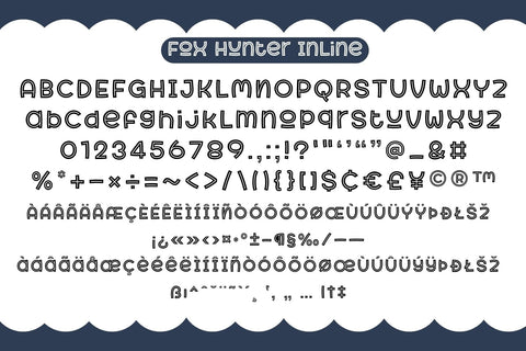 Fox Hunter Fonts 5 Style Font Fox7 By Rattana 