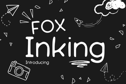 Fox Inking Font Font Fox7 By Rattana 