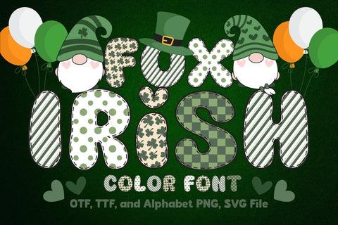 Fox Irish Color Font Font Fox7 By Rattana 