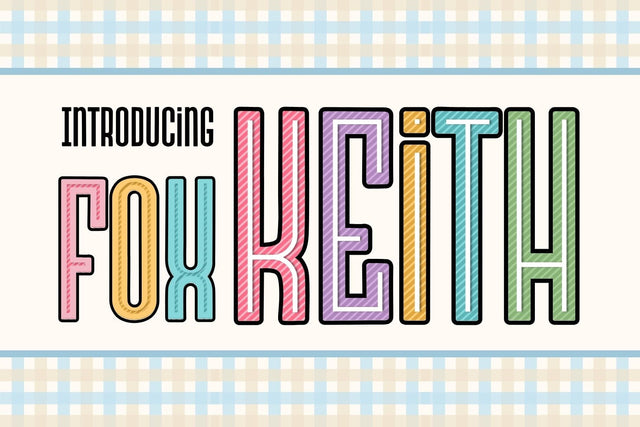 Fox Keith: 5 Font Styles Font Fox7 By Rattana 