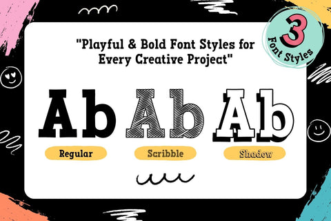 Fox Kiddy : 3 Font Styles Font Fox7 By Rattana 