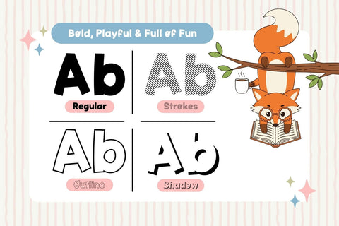 Fox Kinda Font Font Fox7 By Rattana 
