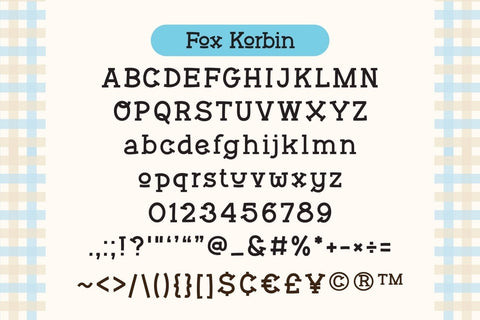 Fox Korbin Font Duo SVG Fox7 By Rattana 