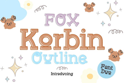 Fox Korbin Font Duo SVG Fox7 By Rattana 
