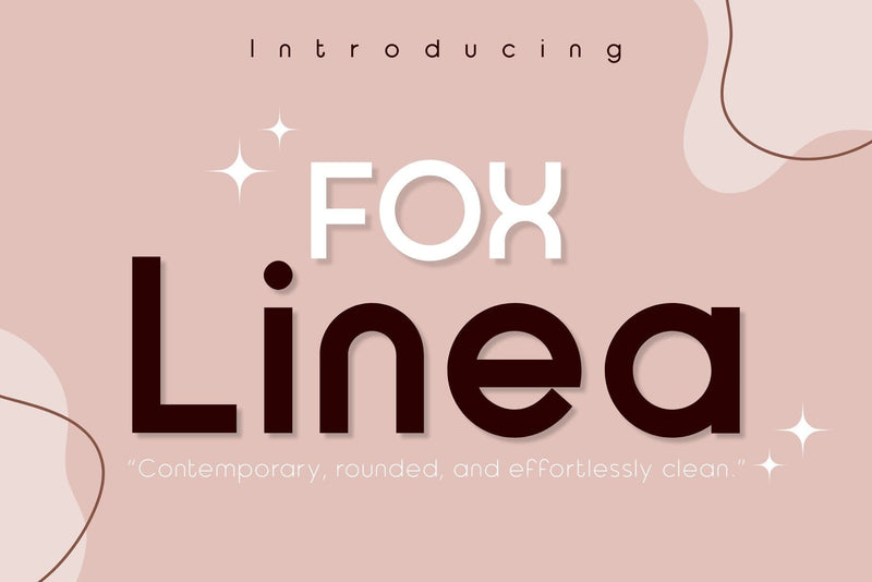 Fox Linea Font Font Fox7 By Rattana 