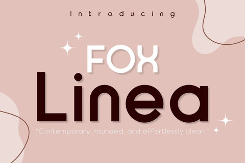 Fox Linea Font Font Fox7 By Rattana 