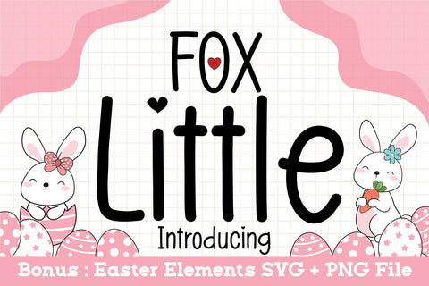 Fox Little Font Font Fox7 By Rattana 