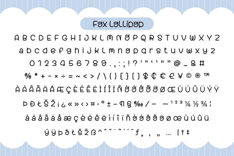 Fox Lollipop 3 Font Styles Font Fox7 By Rattana 