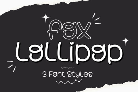 Fox Lollipop 3 Font Styles Font Fox7 By Rattana 