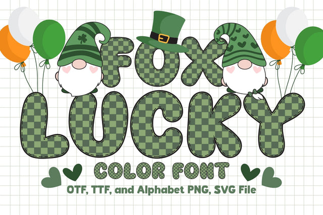 Fox Lucky Color Font Font Fox7 By Rattana 