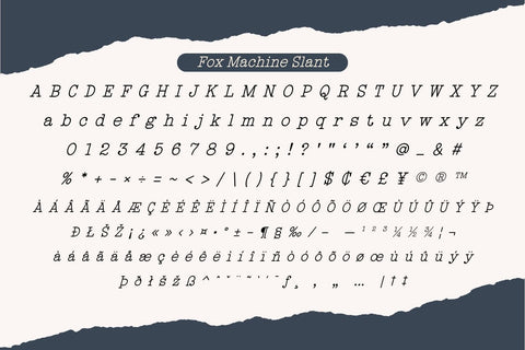 Fox Machine Font Font Fox7 By Rattana 