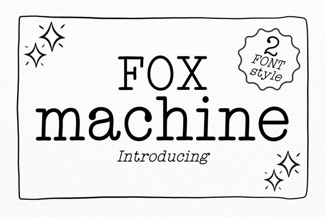 Fox Machine Font Font Fox7 By Rattana 