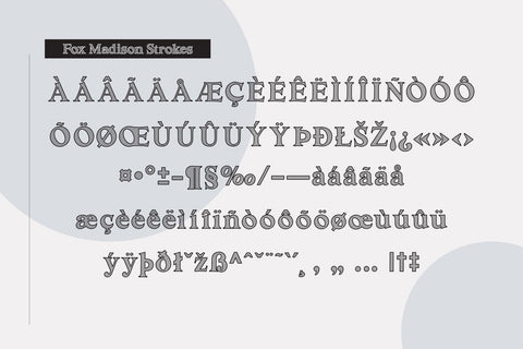 Fox Madison Font Duo Font Fox7 By Rattana 