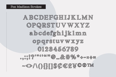 Fox Madison Font Duo Font Fox7 By Rattana 