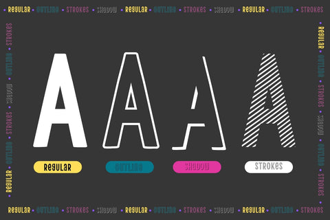 Fox Maggie: 4 Font Styles Font Fox7 By Rattana 