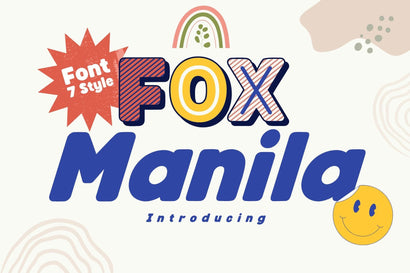 Fox Manila Fonts 7 Style Font Fox7 By Rattana 