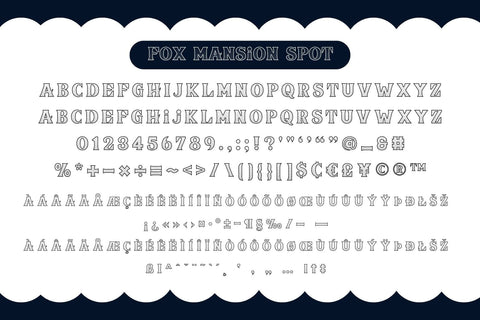 Fox Mansion 5 Fonts Style Font Fox7 By Rattana 