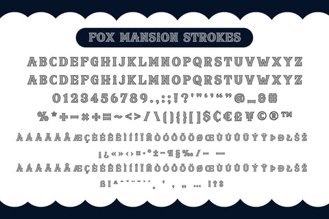 Fox Mansion 5 Fonts Style Font Fox7 By Rattana 
