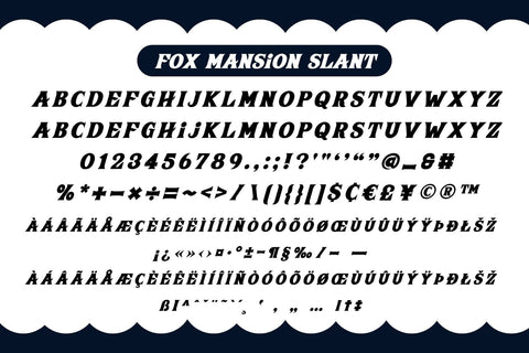 Fox Mansion 5 Fonts Style Font Fox7 By Rattana 