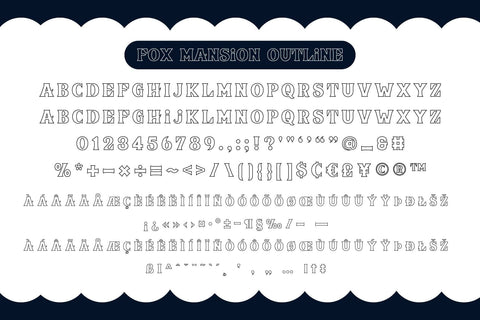 Fox Mansion 5 Fonts Style Font Fox7 By Rattana 