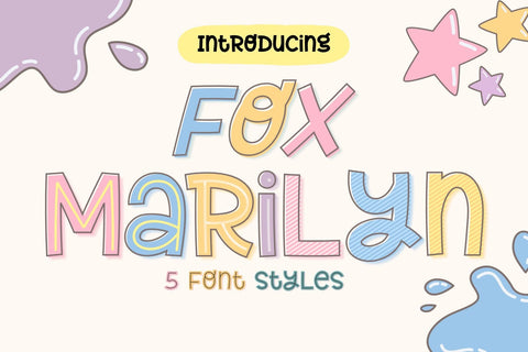 Fox Marilyn 5 Font Style Font Fox7 By Rattana 