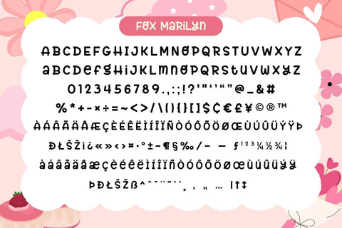 Fox Marilyn 5 Font Style Font Fox7 By Rattana 