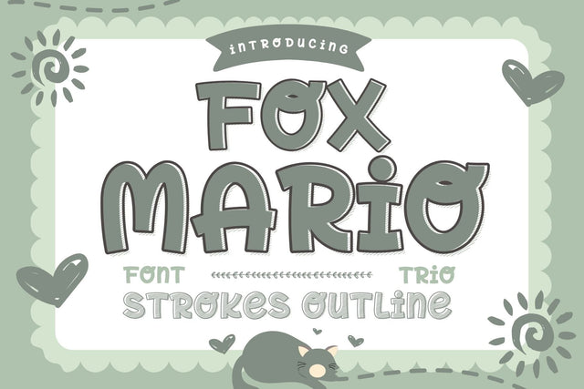 Fox Mario Font Trio Font Fox7 By Rattana 