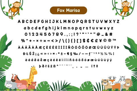 Fox Marisa 4 Font Style Font Fox7 By Rattana 