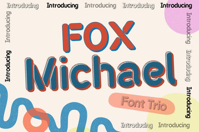 Fox Michael Fonts Trio Font Fox7 By Rattana 