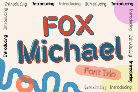 Fox Michael Fonts Trio Font Fox7 By Rattana 