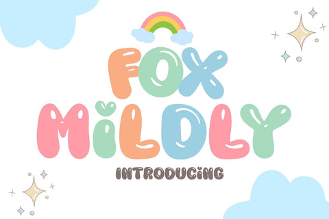 Fox Mildly font Font Fox7 By Rattana 