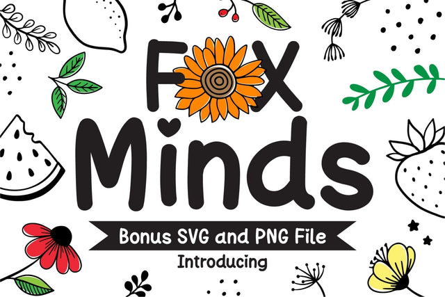 Fox Minds Font Font Fox7 By Rattana 