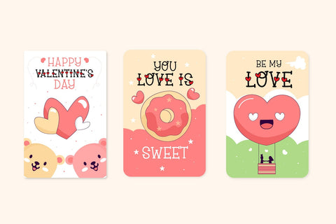 Fox Miniheart Color Font Font Fox7 By Rattana 