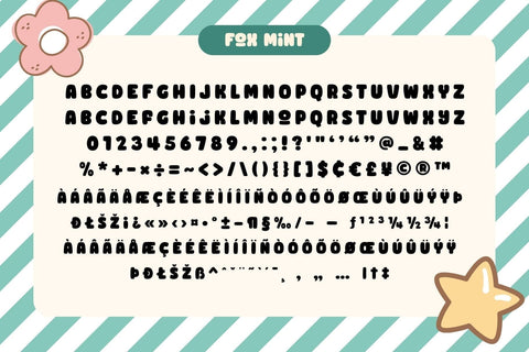 Fox Mint 5 Fonts Style Font Fox7 By Rattana 