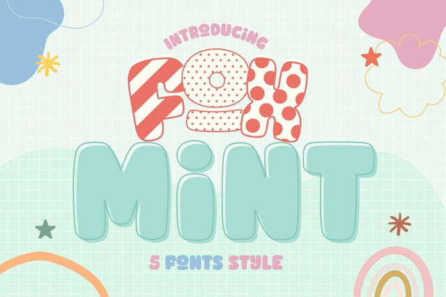 Fox Mint 5 Fonts Style Font Fox7 By Rattana 