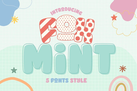 Fox Mint 5 Fonts Style Font Fox7 By Rattana 