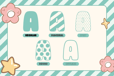 Fox Mint 5 Fonts Style Font Fox7 By Rattana 